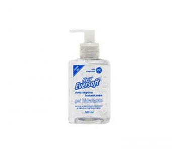 Álcool em Gel Antisséptico com Hidratante de Mesa New Eversoft 300ml